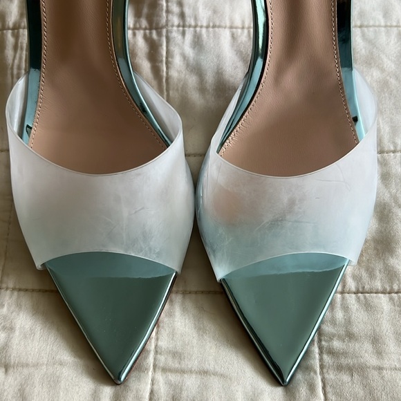 Gianvito Rossi Elle Plexi Mules - Picture 12 of 12